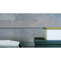 Parement mural en lames de chêne à clipser | Cabane