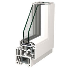Fenêtre PVC isolante à dormant de 72 mm d'épaisseur | PVC Top 72 / Classic Line Plus