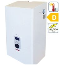 Chaudière électrique (radiateur/plancher chauffant) 6 à 30KW 230/400V (Mono/Tri) (HxLxP= 700x385x260mm) équipé (Vase 6l, pompe, soupape, vannerie, sécurité) raccords Ø1´´ + régulateur électronique climatique | SITE012227