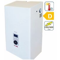 Chaudière électrique (radiateur/plancher chauffant) 6 à 30KW 230/400V (Mono/Tri) (HxLxP= 700x385x260mm) équipé (Vase 6l, pompe, soupape, vannerie, sécurité) raccords Ø1´´ + régulateur électronique climatique | SITE012227