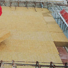 Isolant en laine de roche CF pour fond de coffrage ou terre-plein | Rockfeu Coffrage