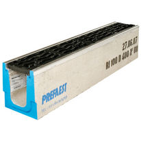 Caniveaux béton avec grille en fonte ductile | Caniveaux RI type I
