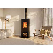 Gamme de poêles à bois de MDesign de forme verticale | Zino MDesign