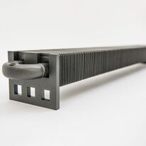 Radiateur plinthe à ailettes | VD 4620 en acier finition industrielle