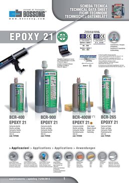 Scellement chimique bicomposant agréé pour béton et maçonnerie | Epoxy 21