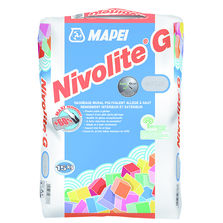 Mortier de ragréage mural pour l'intérieur et l'extérieur | Nivolite G