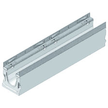 Caniveau de 19 cm de largeur pour zones à trafic lourd | Faserfix Super 100