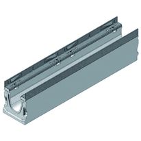 Caniveau de 19 cm de largeur pour zones à trafic lourd | Faserfix Super 100