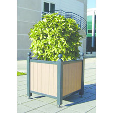 Banc en plastique recyclé et fonte | Chambord