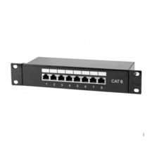 PANNEAU 10 pouces 1U 8 PORTS CAT6 STP | Réf : 754720