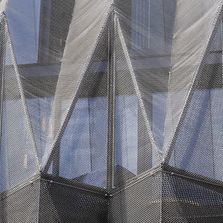 Maille métallique spiralée pour extérieur et intérieur | Spiralia ronde small et medium 