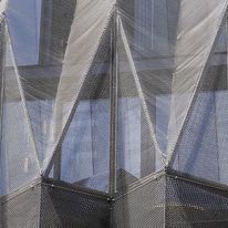 Maille métallique spiralée pour extérieur et intérieur | Spiralia ronde small et medium 