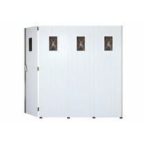 Porte de garage traditionnelle PVC coulissante | SATURNE PVC