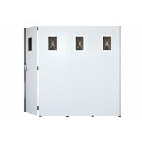 Porte de garage traditionnelle PVC coulissante | SATURNE PVC