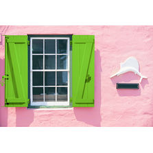 Volet battant plein en aluminium laqué ou aspect bois | Zéfiral