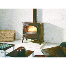 Poêle à bois en fonte pour bûches jusqu'à 60 cm | Topaze