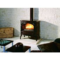 Poêle à bois en fonte pour bûches jusqu'à 60 cm | Topaze