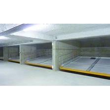 Parking mécanisé indépendant sur plateformes inclinées à déplacement vertical | 2042/G32