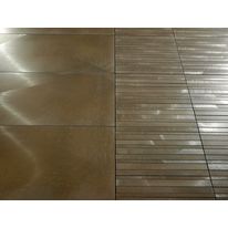 Carreaux de grès porcelainé aspect métallisé | Inox