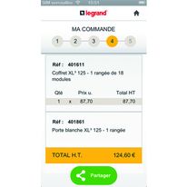 Application gratuite pour le chiffrage de tableau électrique | Drivia/XL3