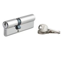 Cylindre à clé crantée eco 35 x 55 mm nickelé