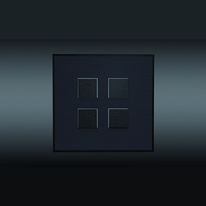 Appareillage modulaire à plaque d'acier en sept finitions | Gamme SB