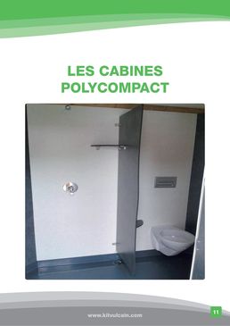 Cabines sanitaires prémontées et prééquipées | Cabines sanitaires Polycompact