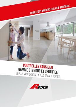 Poutrelle en béton précontraint sans étai pour vide sanitaire | RS SE
