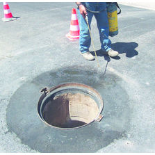 Béton à prise rapide pour scellement d'éléments de voirie | Mapegrout SVT Gravier