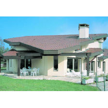 Tuile en terre cuite pour toiture à faible pente | Panne de Bisch