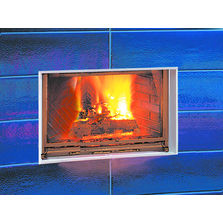 Cheminée à foyer fermé et climatiseur intégré | Fond'ice