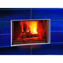 Cheminée à foyer fermé et climatiseur intégré | Fond'ice