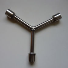 Clé cantonnier en acier inoxydable | Clé cantonnier