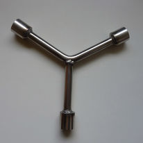 Clé cantonnier en acier inoxydable | Clé cantonnier