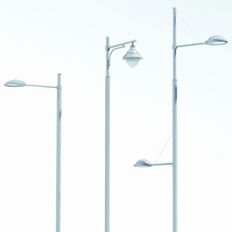Système d'éclairage public de 4 à 12 m de hauteur | City line
