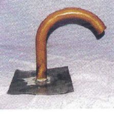 Crosse de sortie de câbles en terrasse | Crosse cuivre-plomb