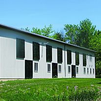 Capteur air solaire pour bâtiment de grande surface | Autan noir