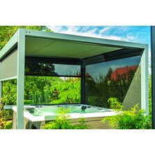 Store toile vertical à motorisation solaire autonome | VSe ZIP Solaire