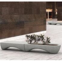 Banc méridienne jardinière béton | Coogee 