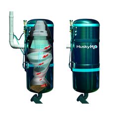 Aspirateur centralisé à vidage direct à l'égout | Husky H2O