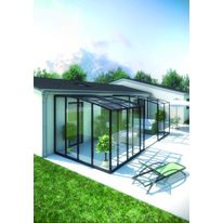 Abri de terrasse en aluminium à baies coulissantes | Abri de terrasse