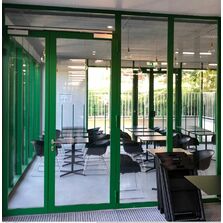 Porte battante 1 vantail / 2 vantaux en acier à rupture de pont thermique | Gamme SteelTeq