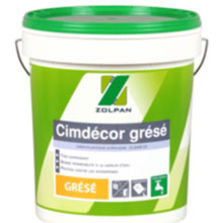 Revêtement plastique épais d'aspect roulé, taloché ou grésé | Cimdécor