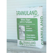 Béton prêt à l'emploi à base de granulats de bois | Granuland tout prêt