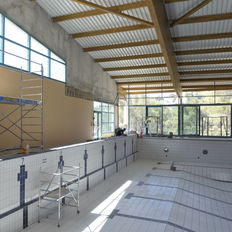 Système de cloison en plaques de plâtre pour centres aquatiques et piscines | Prégywab