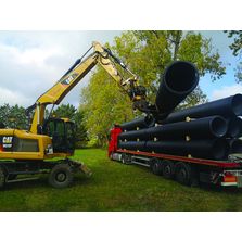 Tube annelé en matériaux recyclés pour réseaux gravitaires | Flowrain