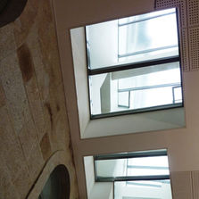 Verrière horizontale vitrée coupe-feu 1 heure