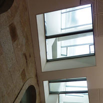 Verrière horizontale vitrée coupe-feu 1 heure