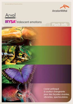 Revêtement irisé pour façades | Irysa