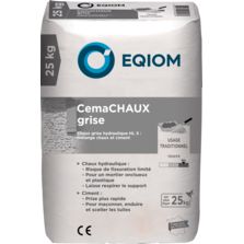Chaux grise à maçonner pour mortiers bâtards | CemaCHAUX Grise 